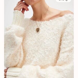 🔥 Free People Pullover Cozy Cream Sweater